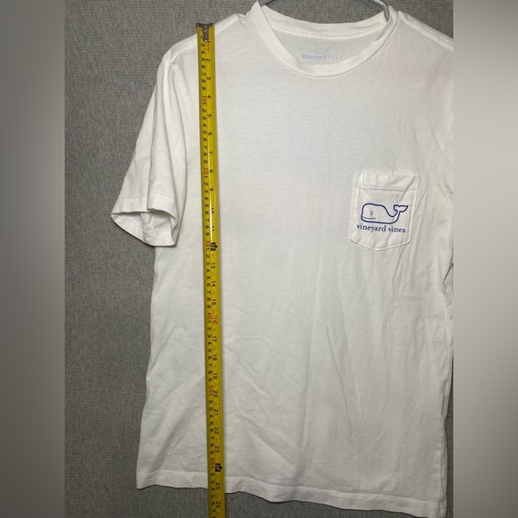 Vineyard Vines Men Short Sleeve Pocket Crew Neck Tee T-Shirt "FLAG SAILS" XS - Picture 5 of 9